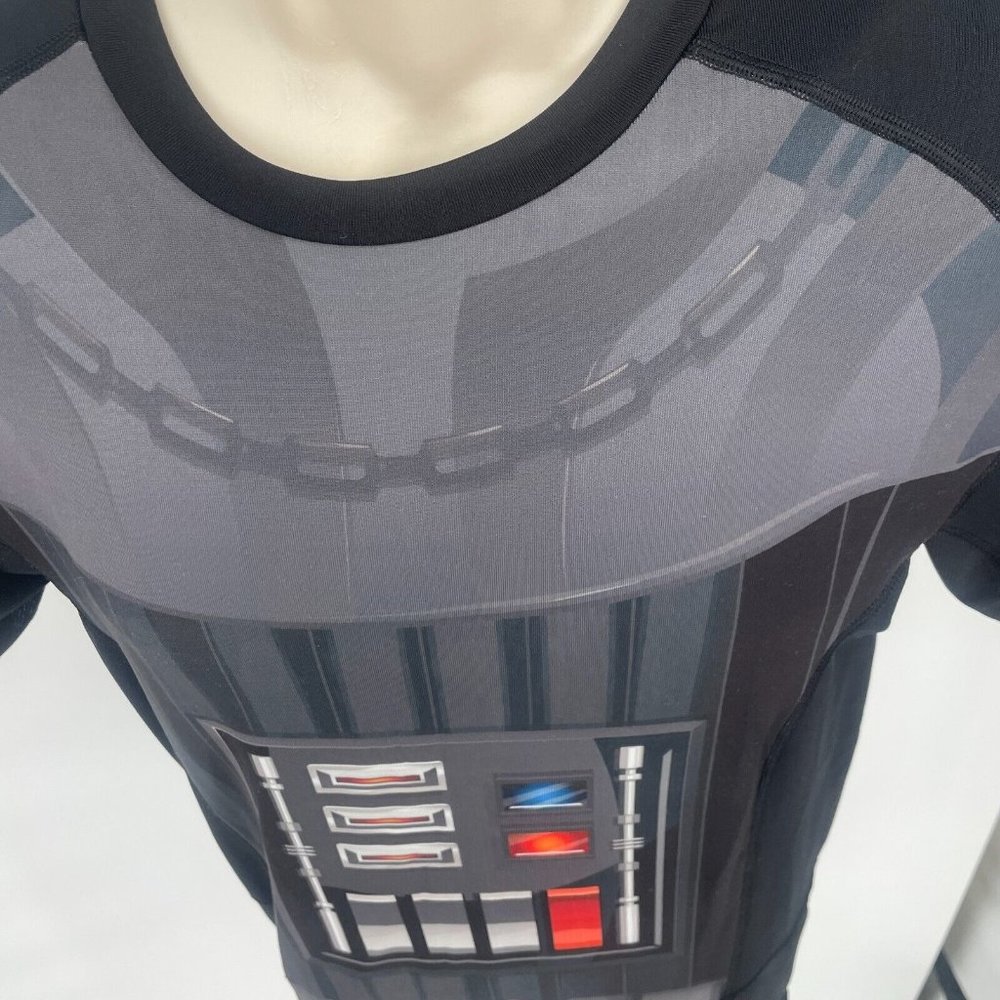 Star Wars Vintage Darth Vader Athletic Workout Shirt Sondico Mens Large - Picture 7 of 14